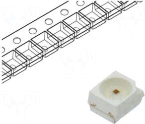 BIVAR LED | red | SMD