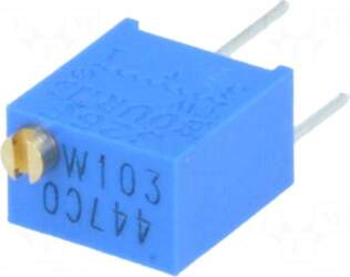 BOURNS Potentiometer: mounting | multiturn |