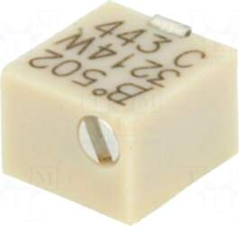 BOURNS Potentiometer: mounting | vertical,multiturn