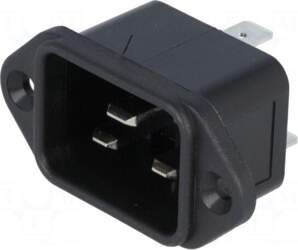BULGIN Connector: AC supply | socket
