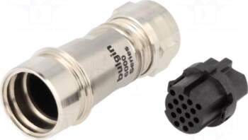 BULGIN Connector: circular | plug |
