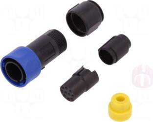 BULGIN Connector: circular | plug |