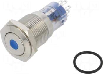 BULGIN Switch: vandal resistant | DPDT
