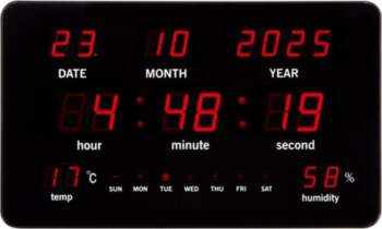 China LED DISPLAY WALL CLOCK
