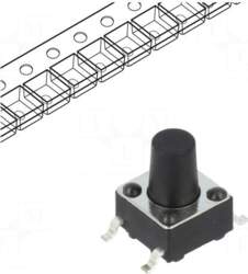 CONNFLY Microswitch TACT | SPST |
