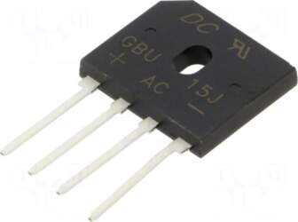 DC COMPONENTS Bridge rectifier: single-phase |