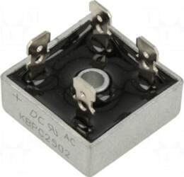 DC COMPONENTS Bridge rectifier: single-phase |