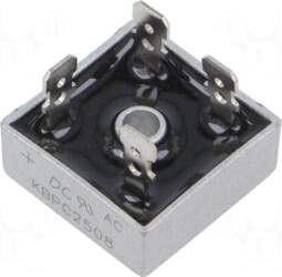 DC COMPONENTS Bridge rectifier: single-phase |