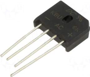 DC COMPONENTS Bridge rectifier: single-phase |