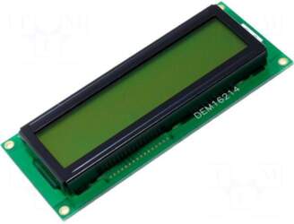DISPLAY ELEKTRONIK Display: LCD | alphanumeric