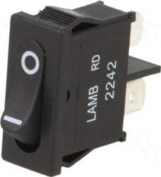 E-SWITCH ROCKER | SPST | Pos: