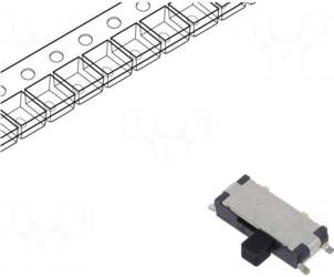 E-SWITCH Switch: slide | Pos: 2