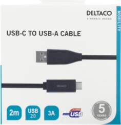Electro Base USB-C uz USB-A kabelis