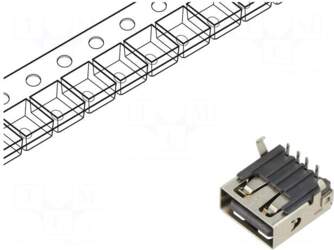 GCT Connector: USB A | socket