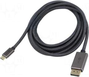 Goobay Cable | DisplayPort plug,USB