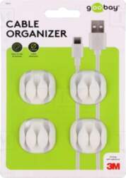 Goobay Set of clips | white