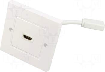 Goobay Wall socket | white |
