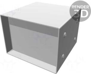 HAMMOND Enclosure: with panel | 1458