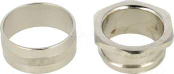 HELLERMANNTYTON Straight terminal connector | brass