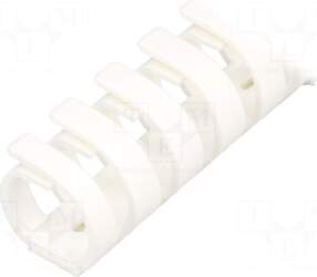 HELLERMANNTYTON Wiring duct | Colour: white