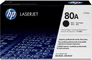 HP 80A       Black     LaserJet    Tonerpatrone