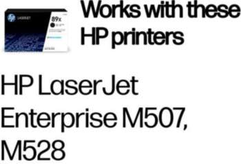HP INC. HP 89X       Black     LaserJet