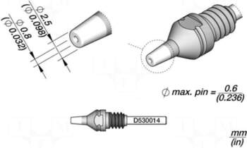 JBC TOOLS Tip: for desoldering irons