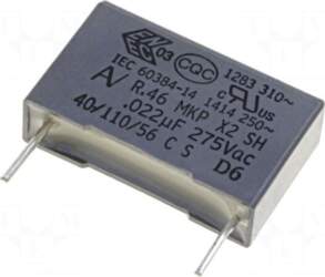 KEMET Capacitor: polypropylene | X2 |