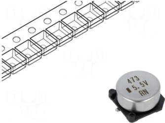 KEMET Capacitor: electrolytic | 0.047F