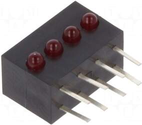 KINGBRIGHT ELECTRONIC LED | horizontal,in