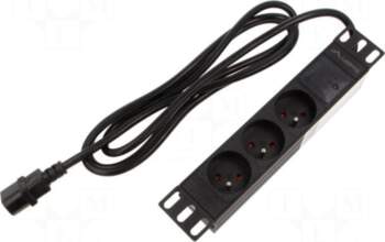 LANBERG Plug socket strip: protective |