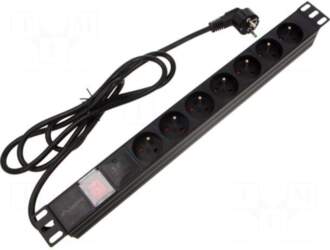 LANBERG Plug socket strip: protective |