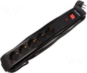 LANBERG Plug socket strip: protective |