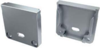 LED profile`s DILEDA endcap, silver, plastic