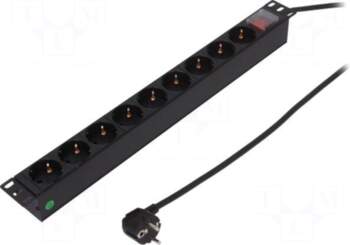Logilink Plug socket strip: protective |