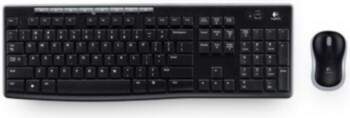 Logitech clear Desktop MK270 black USB