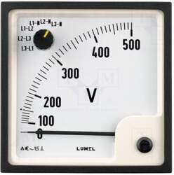 LUMEL Voltmeter | on panel |