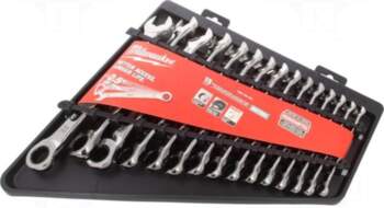 Milwaukee Wrench: combination spanner-set | rattle
