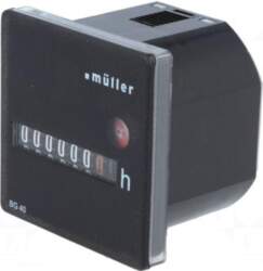 MÜLLER Counter: electromechanical | mechanical indicator