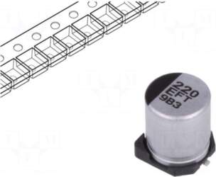 Panasonic Capacitor: electrolytic | low ESR