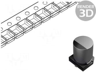 Panasonic Capacitor: electrolytic | SMD |