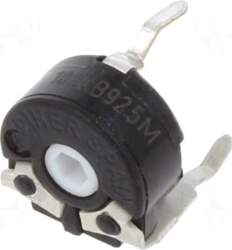 PIHER Potentiometer: mounting | 100kΩ |
