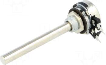 PIHER Potentiometer: shaft | single turn