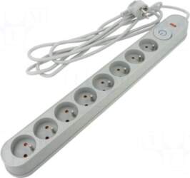 PLASTROL Plug socket strip: protective |