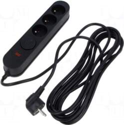 PLASTROL Plug socket strip: protective |