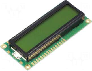 POWERTIP Display: LCD | alphanumeric |
