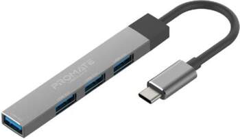Promate LiteHub-4 USB-C Hub 3xUSB2.0