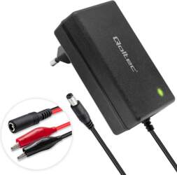 Qoltec Automatic charger for AGM GEL