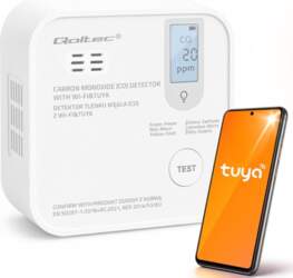 Qoltec Certified wireless Carbon monoxide (CO)