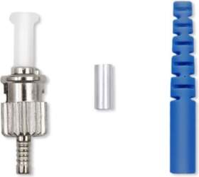 Qoltec Fiber optic ST connector |